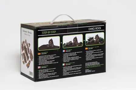 Kit déco pour aquarium de 80 L Aquadeco Dragon Stone - les 11 pièces