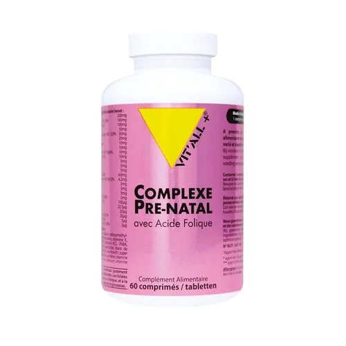 Complexe prénatal vit’all + en format de 60 comprimés