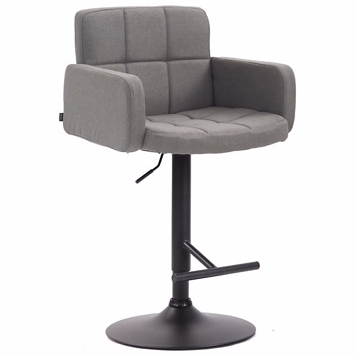 CLP-Tabouret de bar Los Angeles tissu avec pied en métal-Array