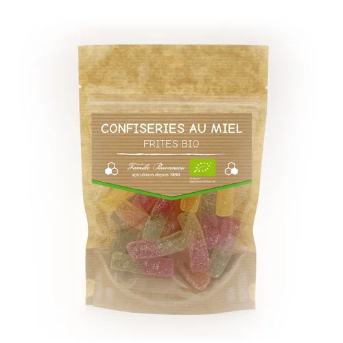 Bonbons bio frites - 120 gr