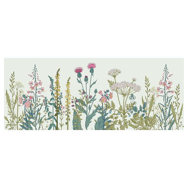 Brise vue imprimé FLEURS SAUVAGES – H.1.2 x L.3 m, 100% occultant, Made in France par Scenolia + kit de fixation offert