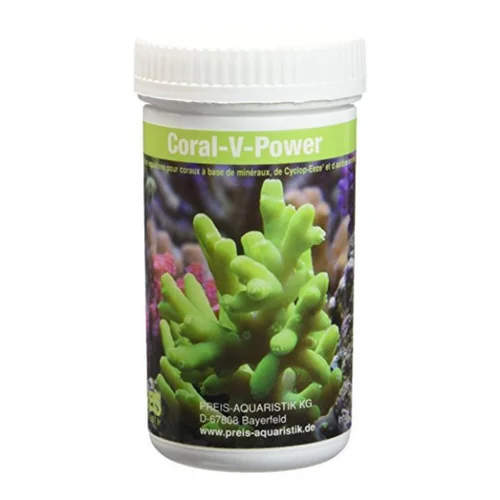 Alimentation corail enrichie en vitamines, PREIS AQUARISTIK Coral V-Power - 60g