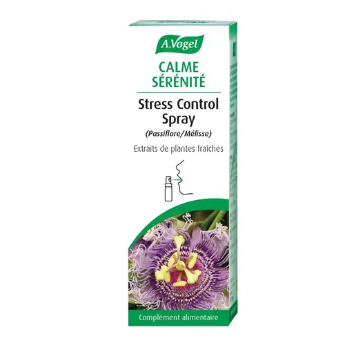 Complément alimentaire bio en spray calme et sérénité Vogel Stress control - 20 ml