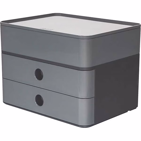 Boîte à tiroirs élégante et Design Smart Box Plus Allison – Gris
