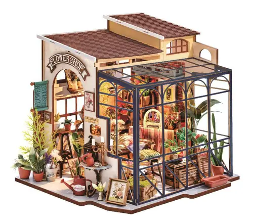 Maison miniature à construire Emily’s Flower Shop Rolife - H 27,7 cm