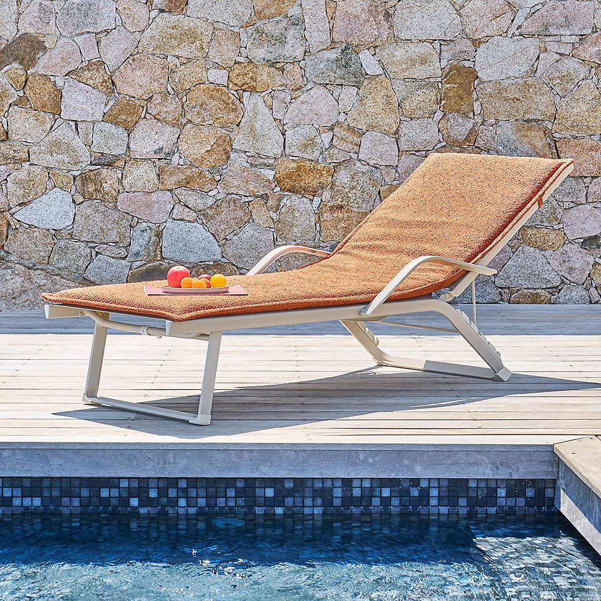 Coussin de transat Solfia acajou – Hespéride
