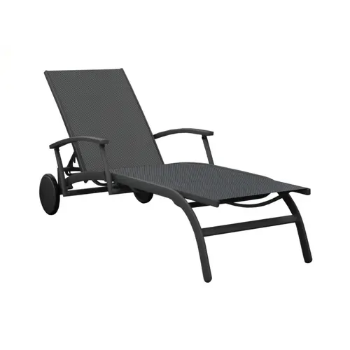 Bain de soleil élégance en aluminium, graphite - PROLOISIRS BBM
