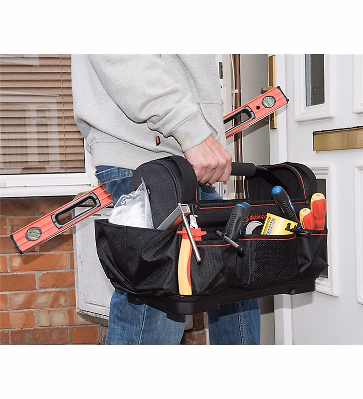 Caisse a outils Sac de rangement Poignee transport acier et Bandouliere – Réf. BRDZMMQMN4182106884