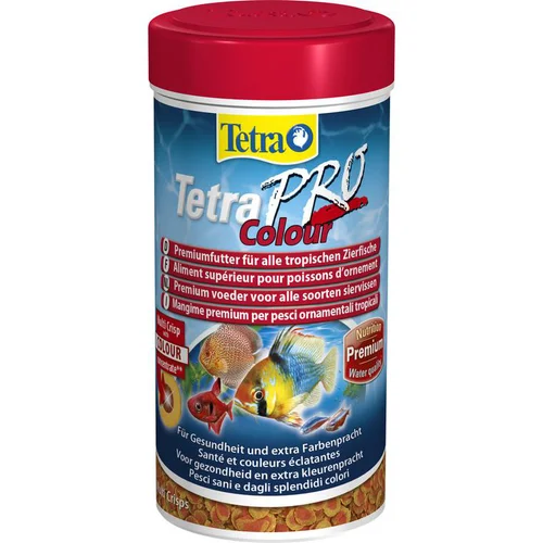 Alimentation pour poissons multicolores TETRA Pro Colour - 55g/250ml