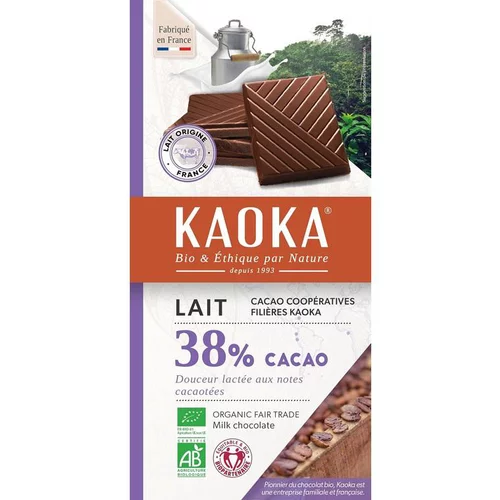 Chocolat au lait KAOKA 100 g