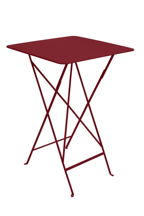 Mange debout Bistro coloris rouge en acier Fermob - 71 x 71 x 105 cm