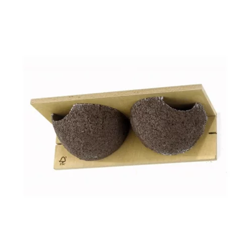 Nichoir pour hirondelles de fenêtre en béton de bois coloris marron Natures Market Santa Cruz – 38 x 16 x 11 cm
