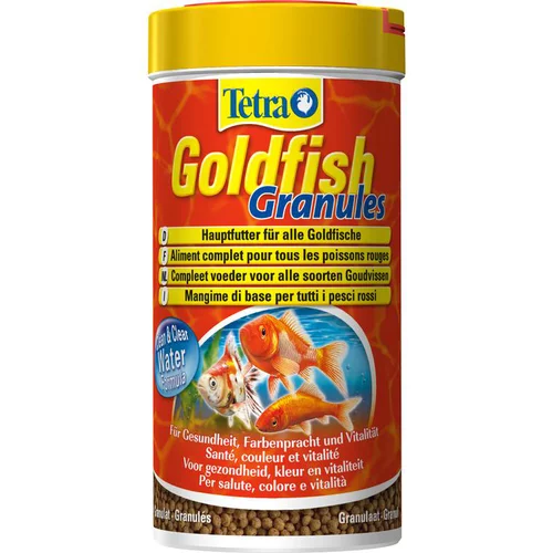 Aliment pour poissons Tetra Goldfish Granules. La boîte de 250 ml
