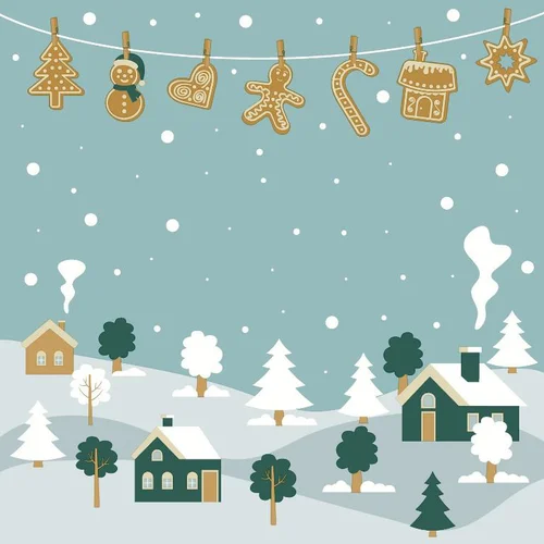 20 serviettes 3 plis Winter Hill - 33 x 33 cm
