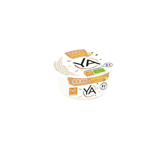 Dessert végétal coco vanille bio Ya – 125 g