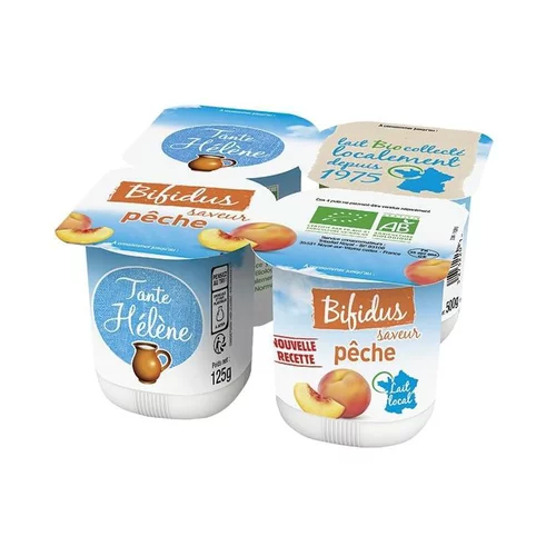 Bifidus saveur pêche Tante Hélène - 500 g