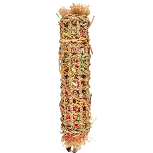 Jouet papyr perruche tube coloris multicolore - 45 cm