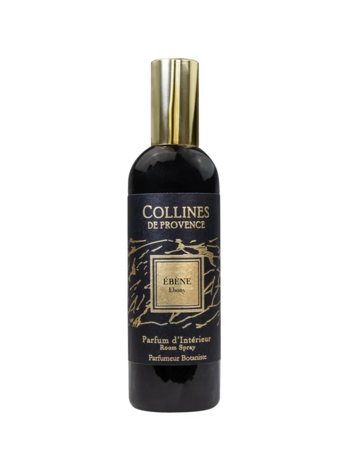 Parfum d’intérieur noir Collines de Provence Fleurs & Écorces Ébène - 100 ml