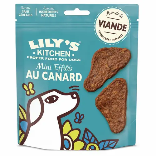 Mini effilés au canard friandise pour chien Lily’s Kitchen - 70 g