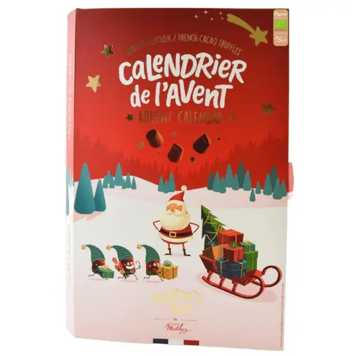 Calendrier de l'Avent de truffes Mathez - 39 x 24,5 cm