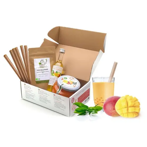 Kit pour bubble tea saveur mangue My Bubble Tea - pour 6 bubble tea