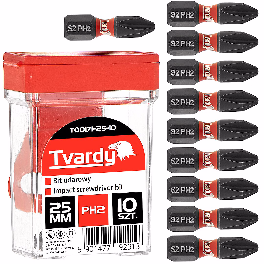 Boîte de 10 embouts PH2 – S2, Longueur 25mm