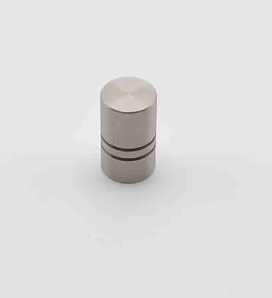 Bouton de meuble en zamac D 13 mm ACIER INOX BROSSE Lot de 25 – Réf. SGZKZWKGC9309189371