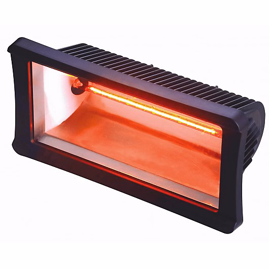 705500 – Chauffage radiant halogène d'extérieur 1300W | 43.3 x 22.5 x 21.8 cm | Corps aluminium