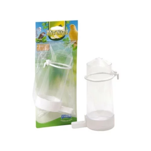 Mangeoire extérieure blanche pour petit bec Ø6xH15 cm