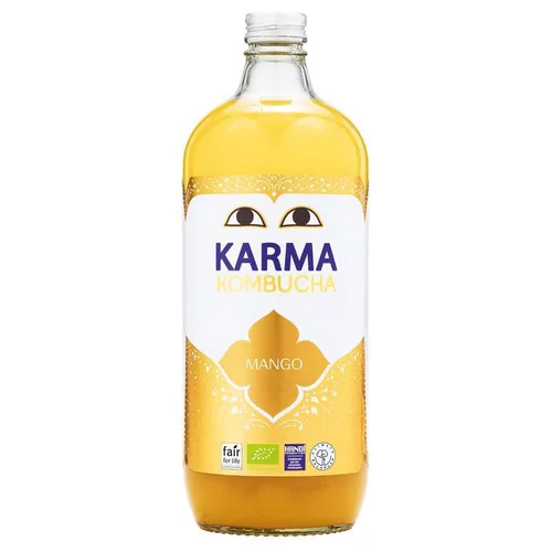 Karma Kombucha à la mangue en bouteille de verre Karma - 1 L
