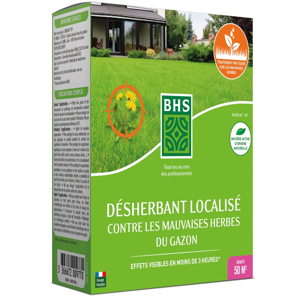 Désherbant gazon liquide BHS