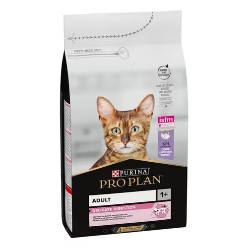 Croquette pour chat adulte sensible à la dinde et riz Pro Plan - 1,5kg