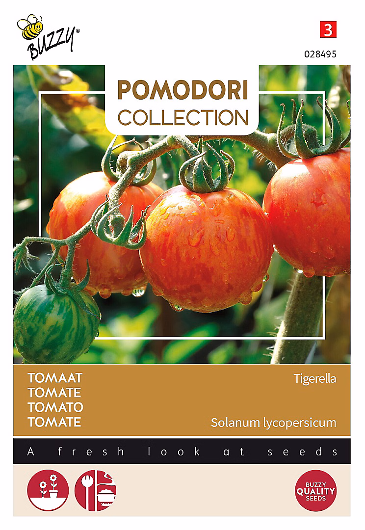 Buzzy Pomodori Tomate Tigerella Semences – Ca. 1, 5 gr