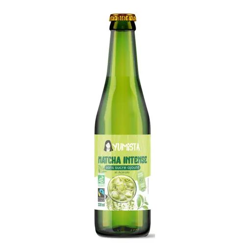 Matcha intense sans sucres ajoutés bio Yumista - 33 cl