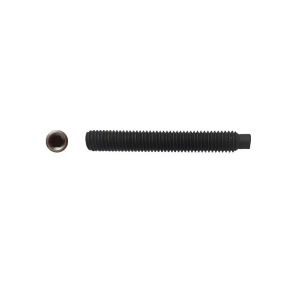 100 Vis Sans Tête 6 Pans Creux à Bout Téton STHC 10 × 40 mm – DIN 915, 45H, Brut, D-Work