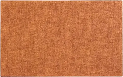 Set de table PVC effet cuir coloris caramel Aran - 45 x 33 cm