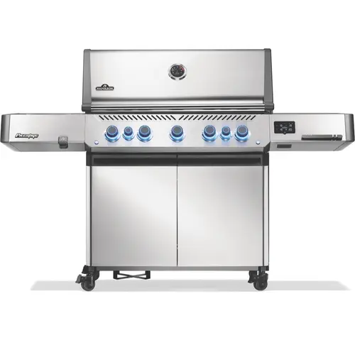 Barbecue gaz inox Napoléon Prestige 665 connecté 5 brûleurs - 188 x 66 x 129,5 cm