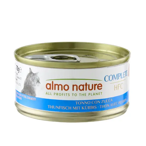 Pâtée pour chat complète HFC au thon et potiron Almo Nature - 70 g