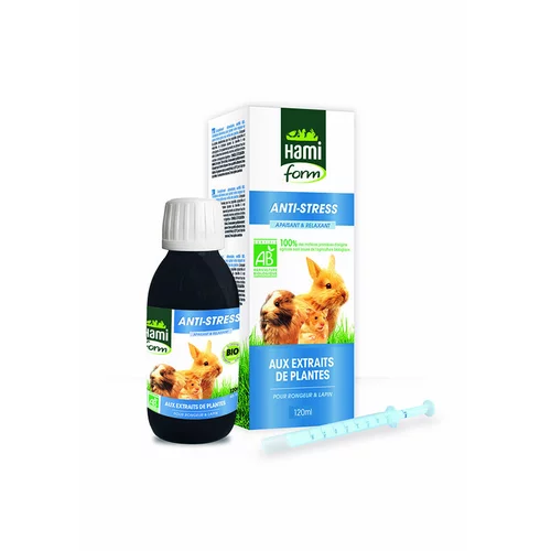 Complément alimentaire anti stress bio pour rongeurs de 120 ml