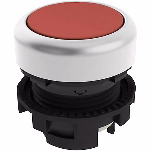 Bouton – poussoir rouge 20 mm E21PU2R3290, fonction momentanée, IP67.