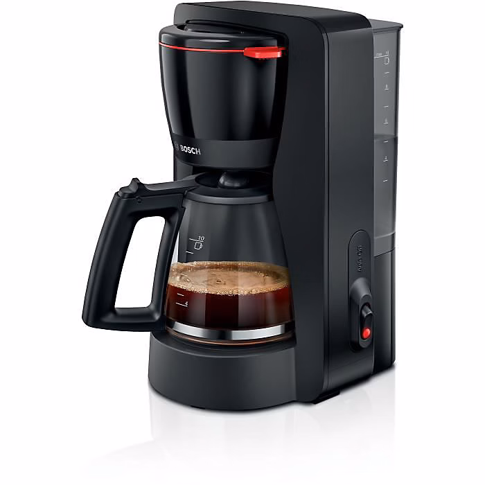 Cafetière Filtre – BOSCH, TKA2M113 MyMoment, Noire, Capacité 1, 25L, verseuse verre, système anti-gouttes