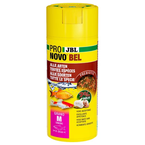 Granulés pour poissons d'aquarium JBL Bel Grano M Click - 250 ml