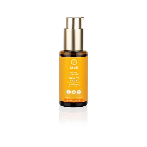 Huile capillaire ayurvédique Vitality Grow Khadi - 50 ml