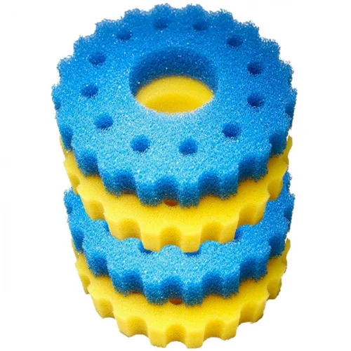 Mousses de filtre CPF 5000 - 2 jaunes et 2 bleues SUNSUN - lot de 4