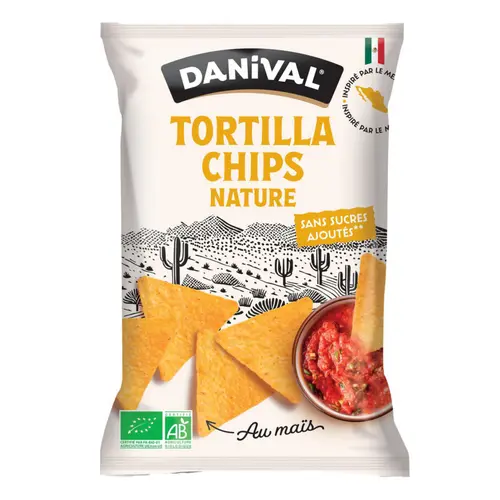 Tortilla chips bio Danival - 125 g