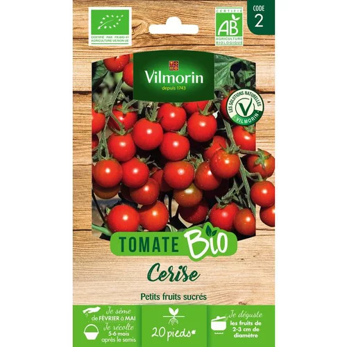 Graines de tomate cerise bio Vilmorin - graines à semer