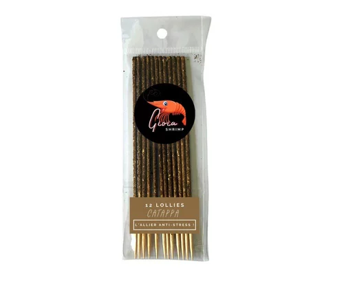 Lollies bio pour crevettes d'aquarium Gioiashrimp – Sachet de 12