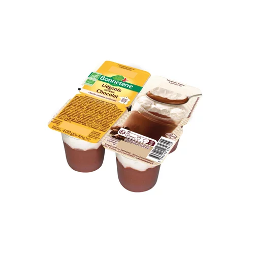 Liégeois saveur chocolat Bonneterre en pot 400 g