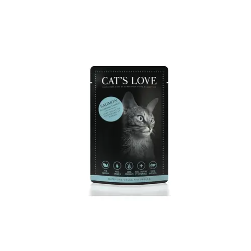 Sachet repas pour chat au saumon 85 g