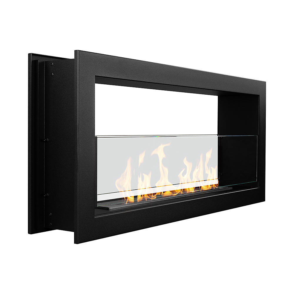 Cheminée À Bioéthanol Encastrable – Double Face, 90 × 40 Cm, Montefalco 90